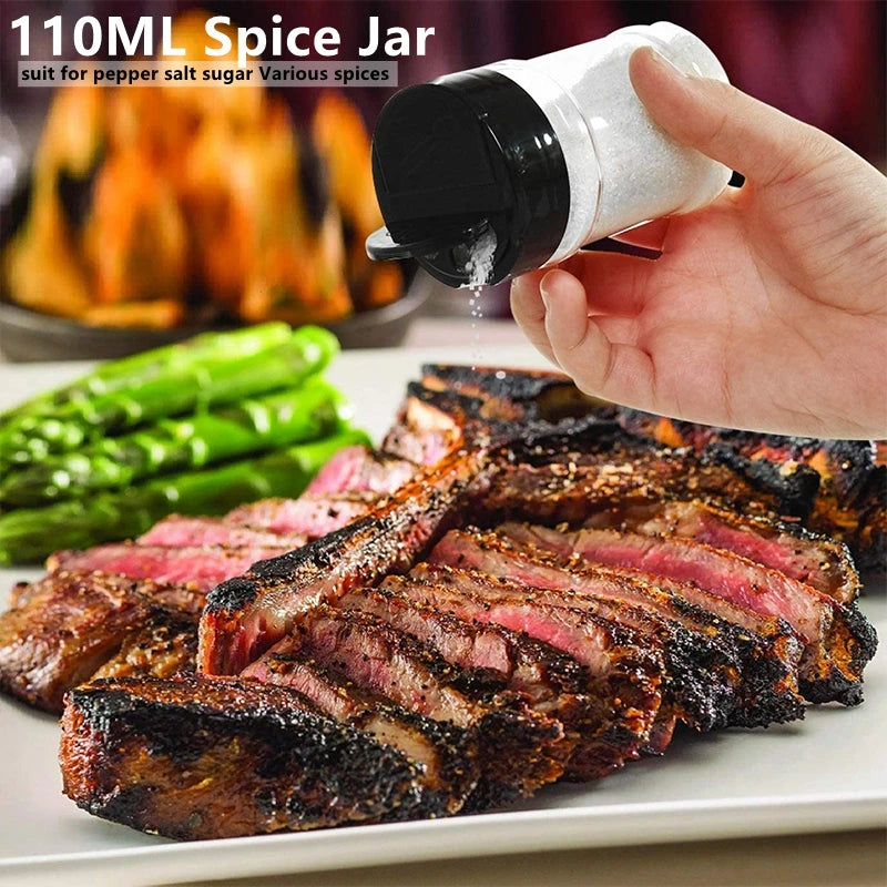 Self-adhesive wall-mounted spice rack