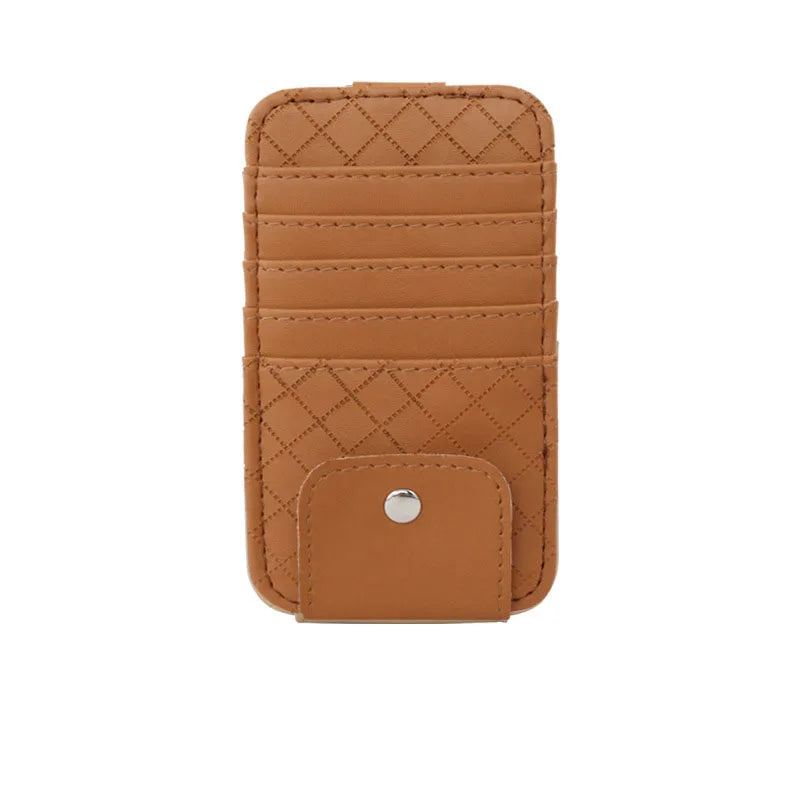 Organisateur de Pare-Soleil en Cuir PU