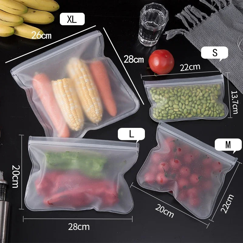 Sac Fraîcheur Réutilisable en Silicone