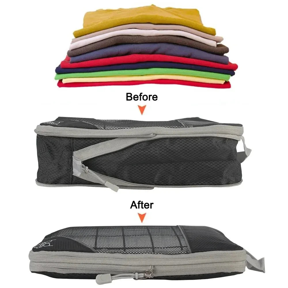 Lot de 6 Sacs de Rangement de Voyage